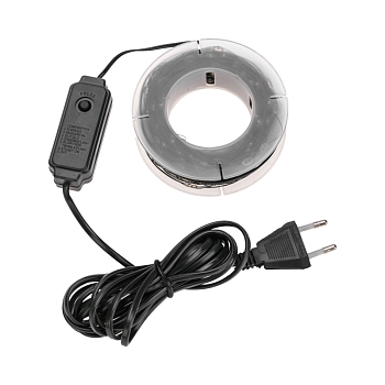 Гирлянда светодиодная Роса с контроллером 20м, 200LED, БЕЛЫЙ, IP20, 230В, зеленый провод NEON-NIGHT