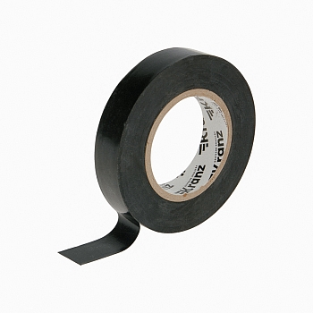 Изолента ПВХ 0,13х15мм, 25м, черная KRANZ