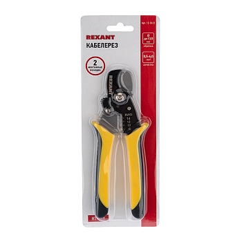 Кабелерез HT-50A МАСТЕР диаметр до 13,5мм, с функцией зачистки кабеля 0,5-6мм² REXANT