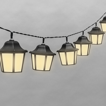 Гирлянда садовая Дэнлонг, 3000К, встроенный аккумулятор, солнечная панель, коллекция Пекин REXANT