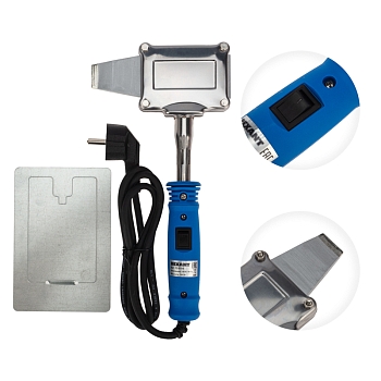 Паяльник высокомощный, 300Вт, 230В, Топор, с кнопкой, подставка, коробка REXANT