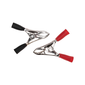 Зажим крокодил, длина 50мм, ток 10A, 2 шт., пакет БОПП REXANT