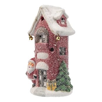 Керамическая фигурка Красный домик 11,5х8,5х20,4 см