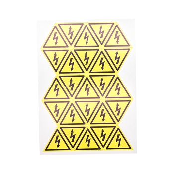 Наклейка знак электробезопасности «Опасность поражения электротоком» 25х25х25мм 100 шт. REXANT