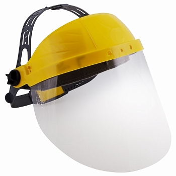 Щиток защитный лицевой "ИСТОК" поликарбонат экран, съемный реечный механизм (30016)