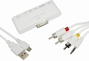 AV адаптер 6 в 1 на HDMI, USB, microSD, SD, 3.5 мм, microUSB