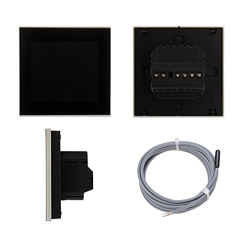 Терморегулятор цифровой R300B сенсорный, программируемый, черный REXANT