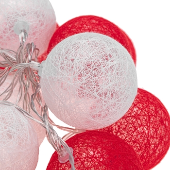 Тайские фонарики Магия 3,5 м, 20 LED, прозрачный ПВХ, теплый белый, питание USB NEON-NIGHT