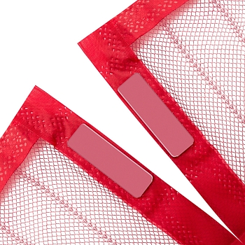 Дверная антимоскитная сетка 210х100см, с магнитами по всей длине, красная REXANT