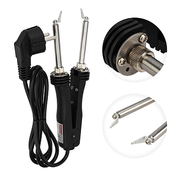 Паяльник-пинцет с керам. нагревателем, 48Вт, 220В, коробка REXANT