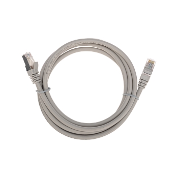 Патч-корд F/UTP, CAT 6, RJ45-RJ45, 26AWG, LSZH, серый, 2м REXANT