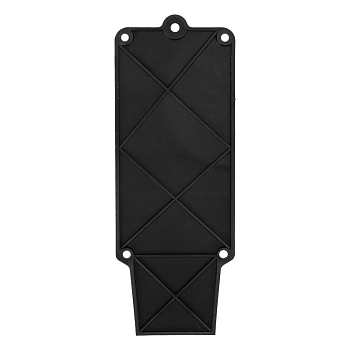 Розетка (колодка) влагозащищенная с крышкой 2 гнезда, 2Р+РЕ, 230В, с/3, 16А, IP44, каучук, черная PROconnect