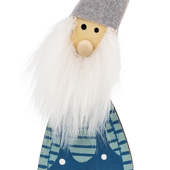 Деревянная фигурка Гномик-бородач 7x4,5x18 см NEON-NIGHT