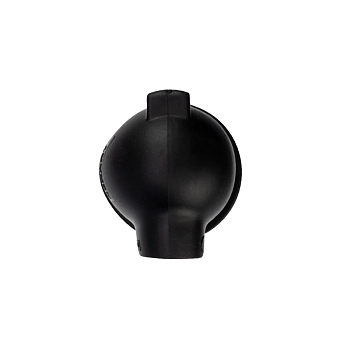 Вилка влагозащищенная угловая, с/з, 16А, IP44 каучук, черная REXANT