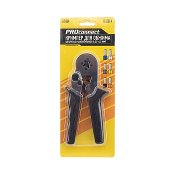 Кримпер HT-864 для обжима штыревых наконечников 0,25-6,0мм² PROconnect