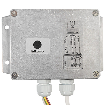 Контроллер для светодиодных лент 230 В, 2000 Вт 3 кан. х 3,0 А, 23 прогр., ДУ, IP54