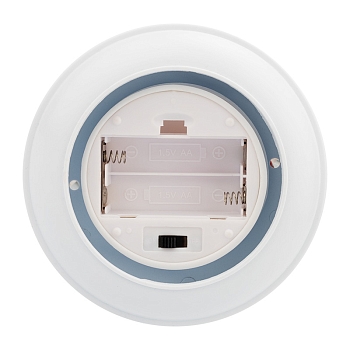 Декоративный фонарь 12х12х20,6 см, белый корпус, теплый белый цвет свечения с эффектом пламени свечи NEON-NIGHT