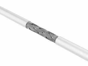 Кабель USB-A – Lightning, 2,4А, 1м, ПВХ, белый, оригинал (чип MFI) REXANT