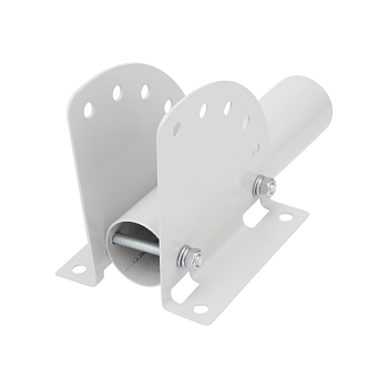 Кронштейн накладной / под бандажную ленту с переменным углом белый (230х150х150, Ø 57) REXANT  арт.607-302; 607-304;