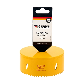 Коронка Bimetal 105мм KRANZ