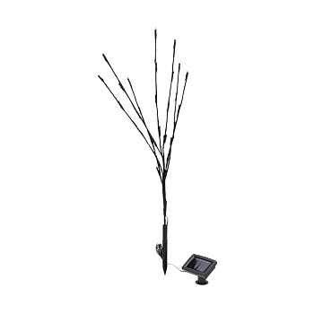 Светильник грунтовый Верба, 3000К, встроенный аккумулятор, солнечная панель REXANT