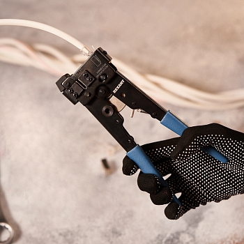 Кримпер HT-808 PROFI для обжима торцевой 8P8C REXANT