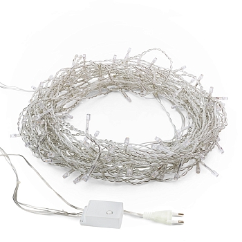 Гирлянда Твинкл-Лайт 15 м, прозрачный ПВХ, 120 LED, белое свечение NEON-NIGHT