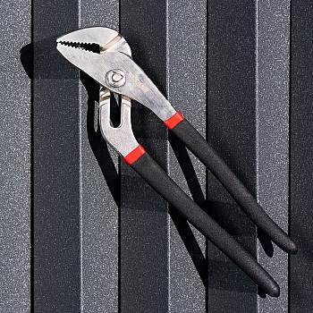 Клещи переставные 250мм никелированные, обливные рукоятки REXANT