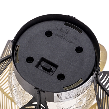 Светильник садовый Шанти, 22см, 3000К, встроенный аккумулятор, солнечная панель, коллекция Бали REXANT