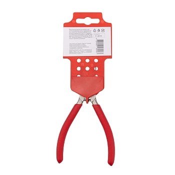Щипцы для стопорных колец загнутый сжим 160мм, обливные рукоятки REXANT