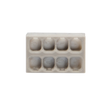 Экспресс-клемма с пастой REXANT СМК 2273-248, 8-проводная 0.5-2.5 мм², прозрачная, блистер (6 шт./уп.)