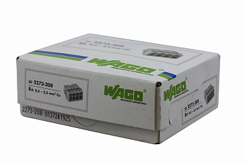 2273-208 Экспресс-клемма 8-проводная до 2,5 мм², (50 шт./уп.) WAGO