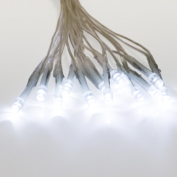Гирлянда Сеть 1,5х1,5м, прозрачный ПВХ, 150 LED Белые