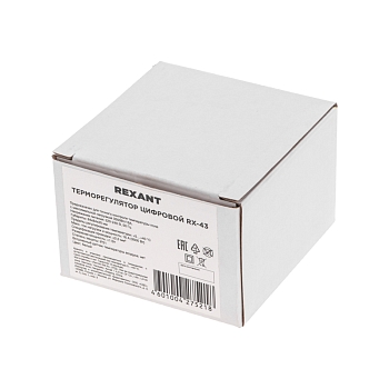 Терморегулятор цифровой RX-43 сенсорный, белый REXANT
