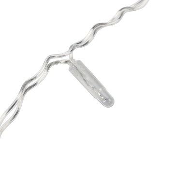 Гирлянда светодиодная Занавес 2х1,5м 192 LED БЕЛЫЙ прозрачный ПВХ IP65 эффект мерцания 230В блок в комплекте NEON-NIGHT