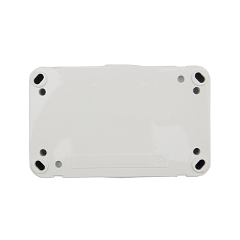 Блок горизонтальный 2 розетки (керамика) Mini OG IP54 с/з, о/у, белый KRANZ