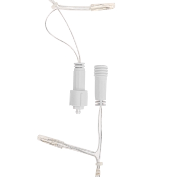 Гирлянда светодиодная Занавес 2х3м 448 LED ЖЕЛТЫЙ прозрачный ПВХ IP65 постоянное свечение 230В нужен блок 303-500-1 NEON-NIGHT