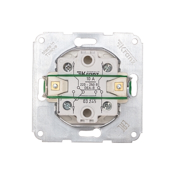 DEA Выключатель (переключатель) 1кл перекрест. с/у 10А мех. белый KRANZ