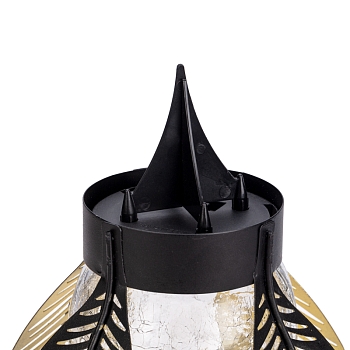 Светильник садовый Шанти, 22см, 3000К, встроенный аккумулятор, солнечная панель, коллекция Бали REXANT