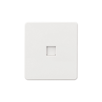 Розетка ROUND компьютерная RJ45 кат6 с/у перламутр KRANZ