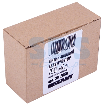 Аккумулятор Li-ion 14500, 3,7В, 750мАч, без платы защиты, высокий контакт, 10 шт, коробка REXANT