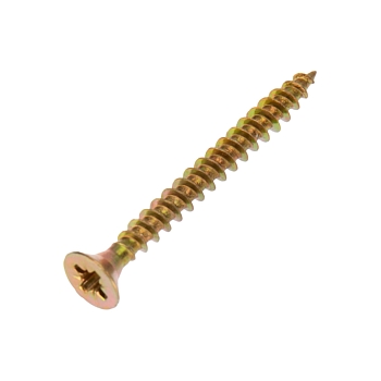 Саморез универсальный 4,0х40 мм, желтый цинк, пакет (800 шт/уп) KRANZ