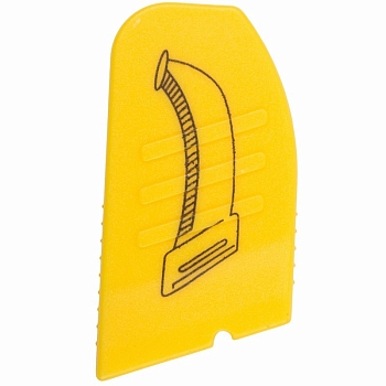 Нож монтажника, нержавеющая сталь, с пяткой REXANT