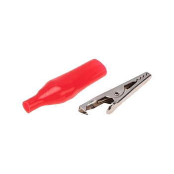 Зажим крокодил в изоляторе, длина 46мм, ток 5A, 2 шт., пакет БОПП REXANT