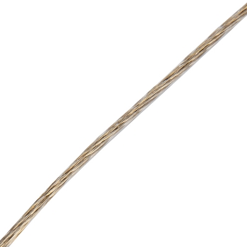 Трос стальной в ПВХ оплетке d=3,0мм, прозрачный (моток 20м) REXANT