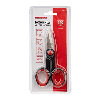 Ножницы универсальные 140мм REXANT