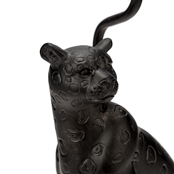 Светильник декоративный настольный Акцент "Леопард" черный с черным абажуром, с цоколем Е27, 40Вт REXANT