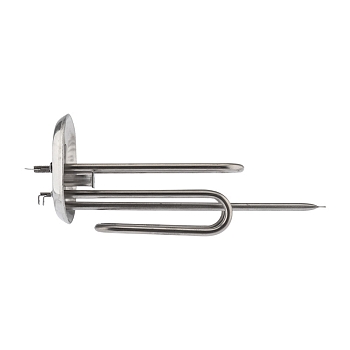 Нагревательный элемент для бойлера ТЭН 2500 Вт  (1000+1500), TW, нерж, овальный фланец Ø80/110, место под анод М5, клеммы под разъем, L265мм, 220V,REXANT