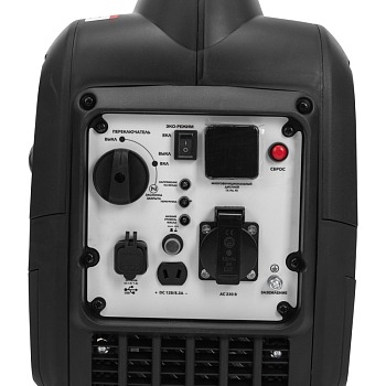 Генератор инверторный KR2200I, 2,2кВт, 230В, 4л, закрытый корпус, ручной старт KRANZ