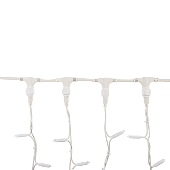 Гирлянда светодиодная Занавес 2х1,5м 360 LED СИНИЙ белый КАУЧУК IP67 постоянное свечение 230В блок в комплекте NEON-NIGHT